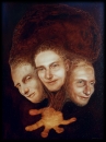 Anne Worbes, "der Wunsch" 80x60 �l auf Leinwand, 