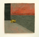 Franziska Schemel,  Ohne Titel, 2008, 33 x 33 cm, Acryl,Aquarell,Pigmente, Fotografie, B�ttenpapier (Werk-Nr.P238), 