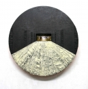 Franziska Schemel, Ohne Titel, 2010, 40 x 80 cm, Acryl, Pigmente, Leinwand, Holz, Fotografie (UltraSecP) Werknr. 168, 