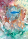 Susanne S. Schick, o.T., Reiseatelier El Ogla/ S�dtunesien (2009) ca 40x30cm Aquarell, Pastell auf Papier, 