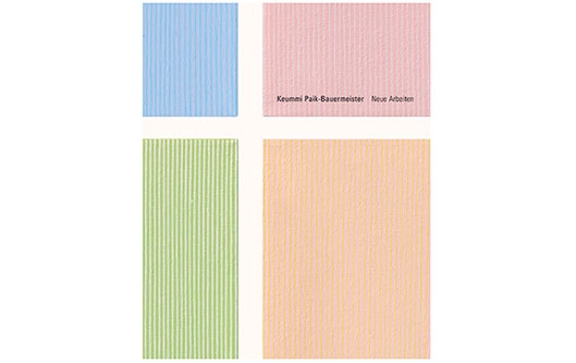 Keummi Paik-Bauermeister – Neue Arbeiten (modo Verlag)